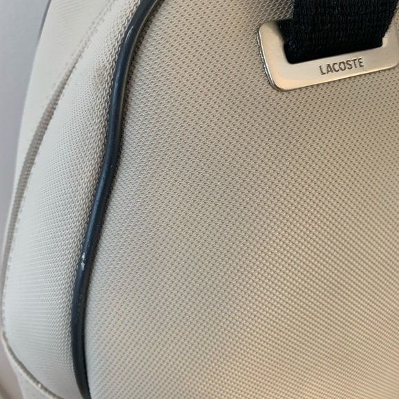 Lacoste Luggage Carryon - Embossed Grey and Black - Picture 3 of 7
